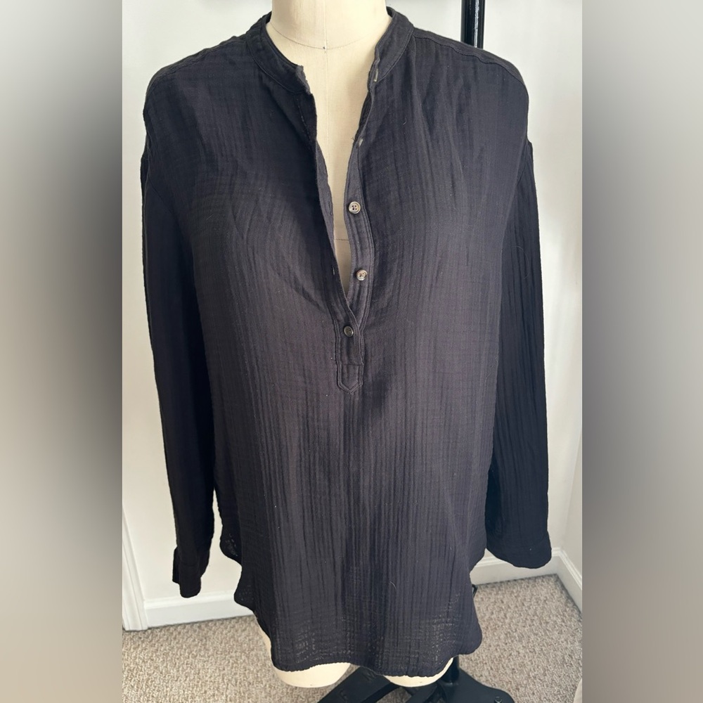 Lou & Grey Gauze/Linen Tunic top